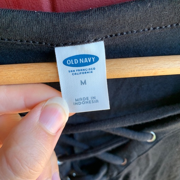 Old Navy lace up tshirt dress - Picture 3 of 4